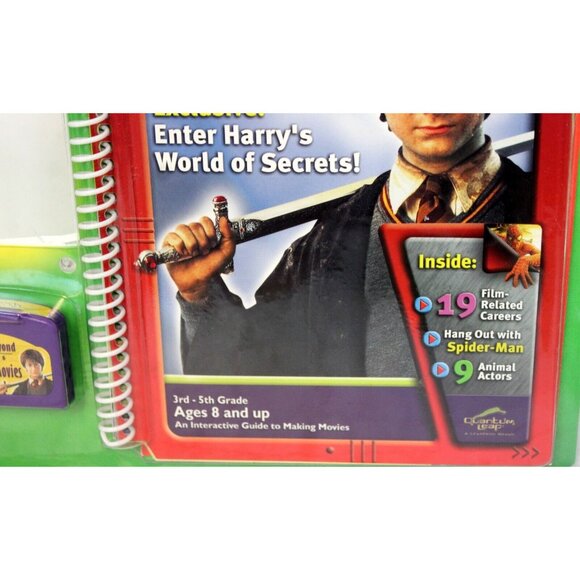 Leap Frog Pad Inside Scoop Harry Potter Making Movies Book Cartridge 3rd 4th 5th - Picture 3 of 6